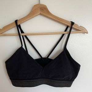 Black Lululemon Sports Bra Size 6